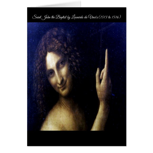 St John the Baptist by Leonardo da Vinci's (Front)