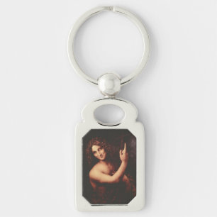 St John the Baptist by Leonardo daVinci Key Ring