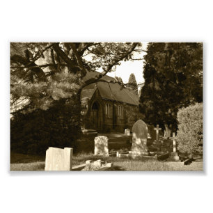 St John the Baptist Church, Rogerstone Photo Print
