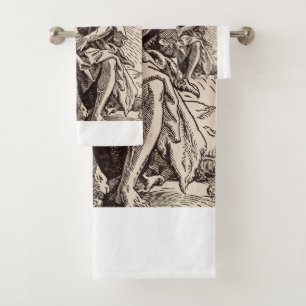 St. John the Baptist Holding the Lamb  Bath Towel Set