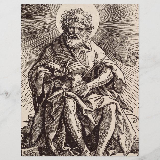 St. John the Baptist Holding the Lamb  Flyer (Front)