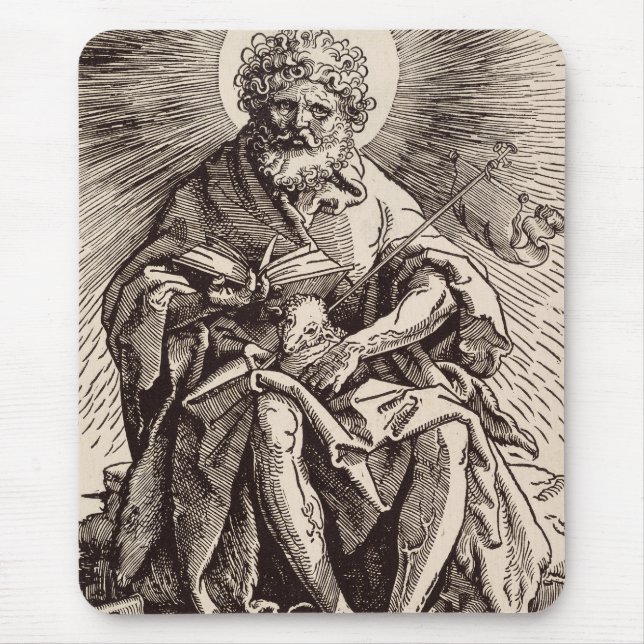 St. John the Baptist Holding the Lamb  Mouse Pad (Front)