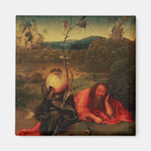 St. John the Baptist in Meditation Magnet