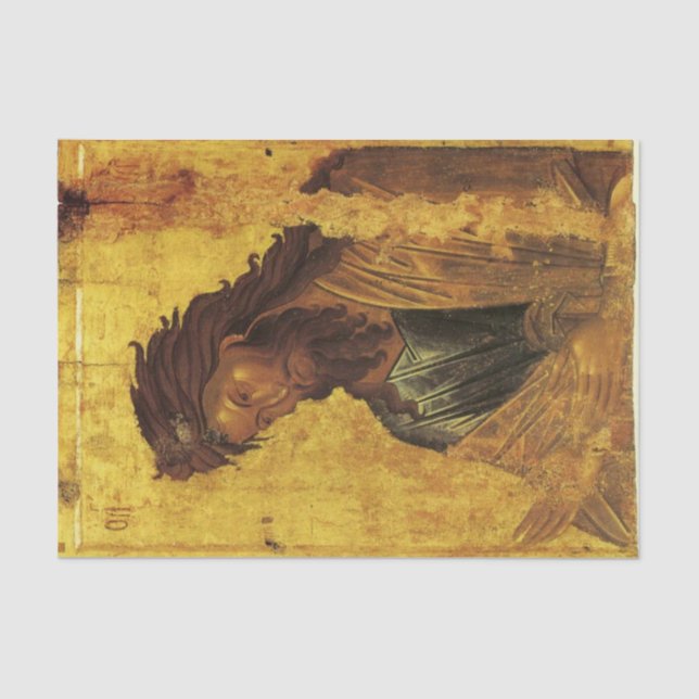 St. John the Baptist Orthodox Christian Icon Tissue Paper (Front)