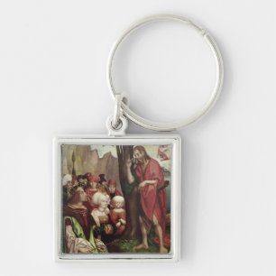 St. John the Baptist Preaching Before Herod Key Ring