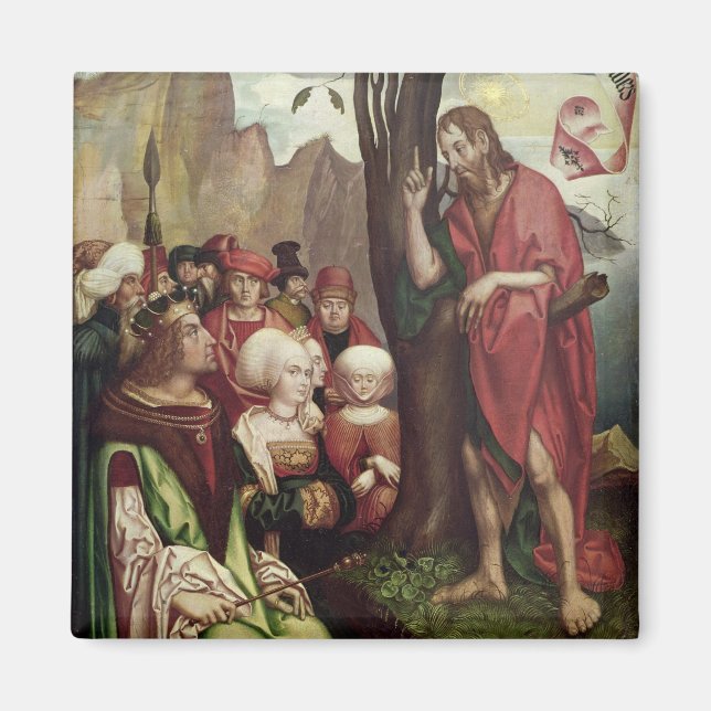St. John the Baptist Preaching Before Herod Magnet (Front)