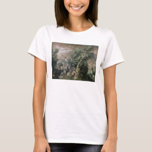 St. John the Baptist Preaching (oil on canvas) T-Shirt
