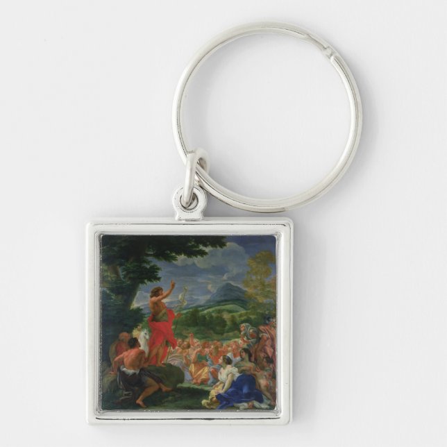 St. John the Baptist Preaching, painted before 169 Key Ring (Front)