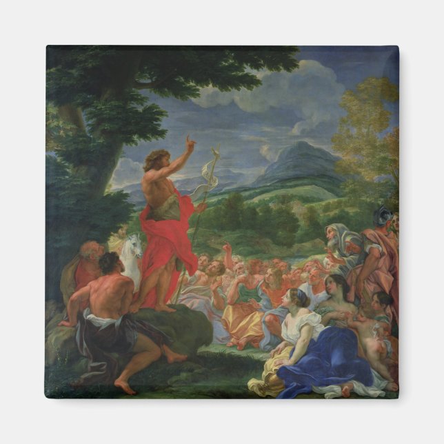 St. John the Baptist Preaching, painted before 169 Magnet (Front)
