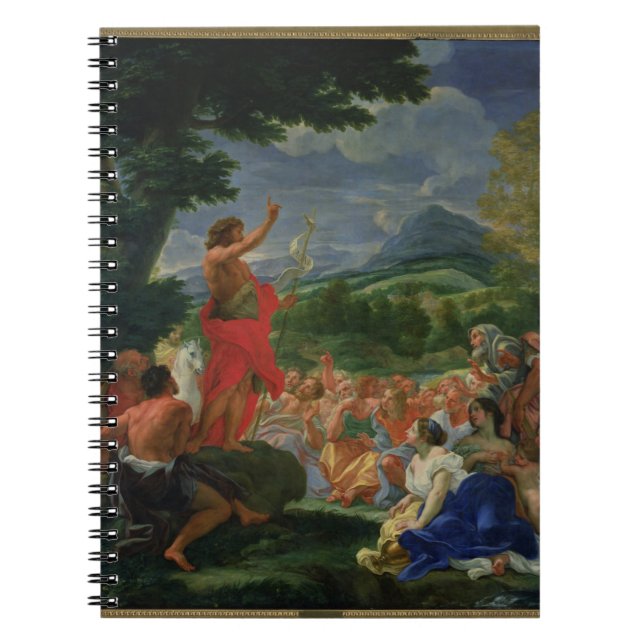 St. John the Baptist Preaching, painted before 169 Notebook (Front)