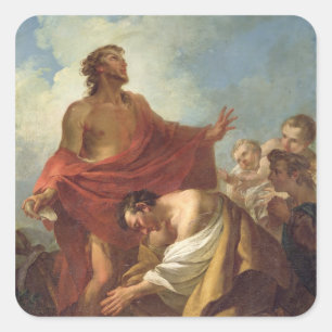 St. John the Baptist Square Sticker