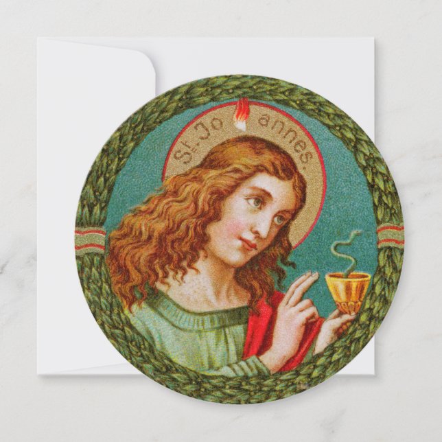 St. John the Divine (JMAS 06) Blank Greeting Card (Front)