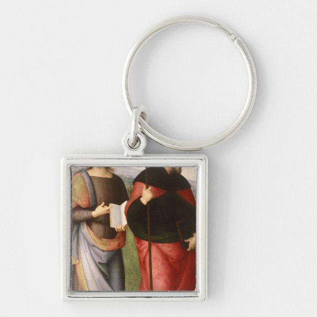 St. John the Evangelist and St. Augustine of Key Ring (Front)