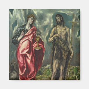 St John the Evangelist and St. John the Baptist Magnet