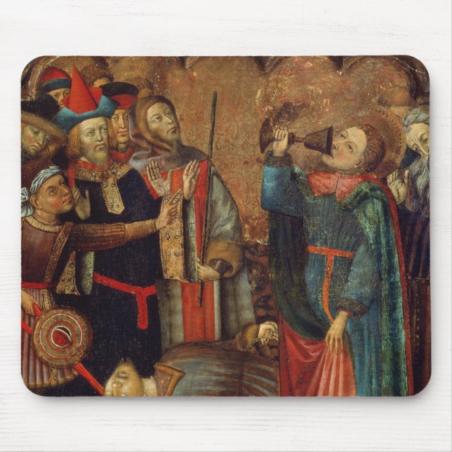 St. John the Evangelist Drinking Mouse Pad (Front)