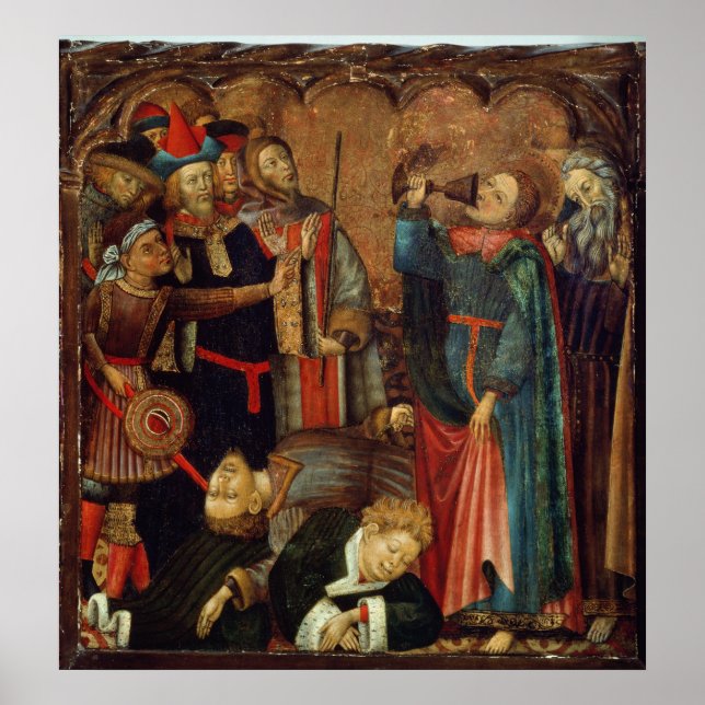 St. John the Evangelist Drinking Poster (Front)