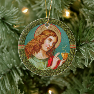 St. John the Evangelist (JMAS 06) Ceramic Ornament