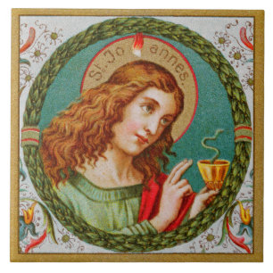 St. John the Evangelist (JMAS 06) Ceramic Tile