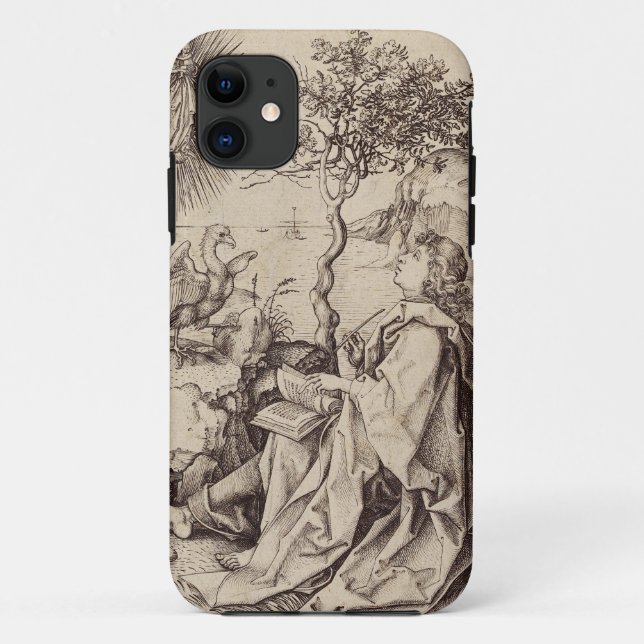 St John the Evangelist on Patmos Case-Mate iPhone Case (Back)