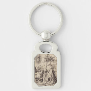 St John the Evangelist on Patmos Key Ring
