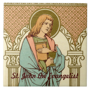 St. John the Evangelist (RLS 07) Ceramic Tile