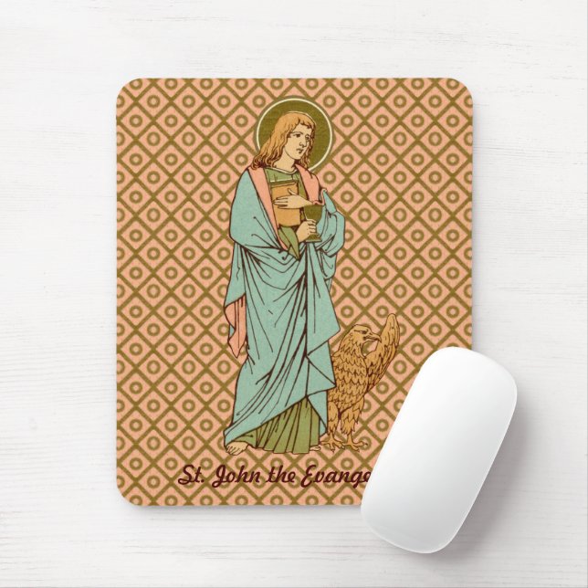 St. John the Evangelist (RLS 07) (Style 2) Mouse Pad (With Mouse)