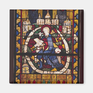 St. John the Evangelist writing the Apocalypse Magnet