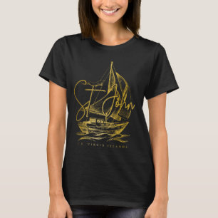 St. John US Virgin Islands Sailing Nautical USVI S T-Shirt