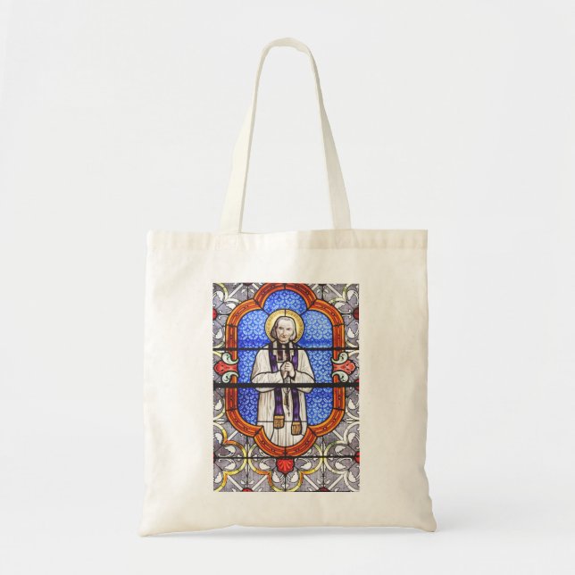 St. John Vianney Patron Saint of Parish Priests Tote Bag (Front)