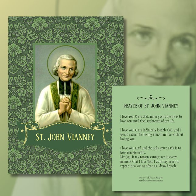St. John Vianney, Priest Holy Cards (Creator Uploaded)