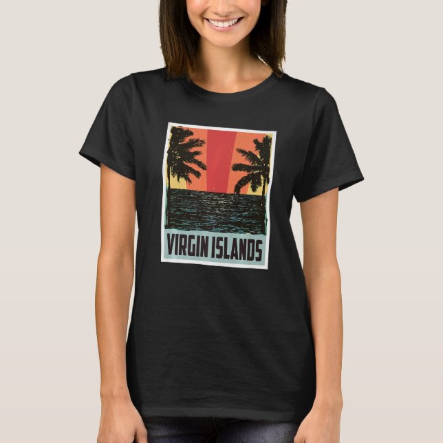 St. John Virgin Islands National Park Hike Souveni T-Shirt (Front)