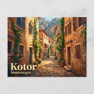 St. John's Alley Montenegro Postcard