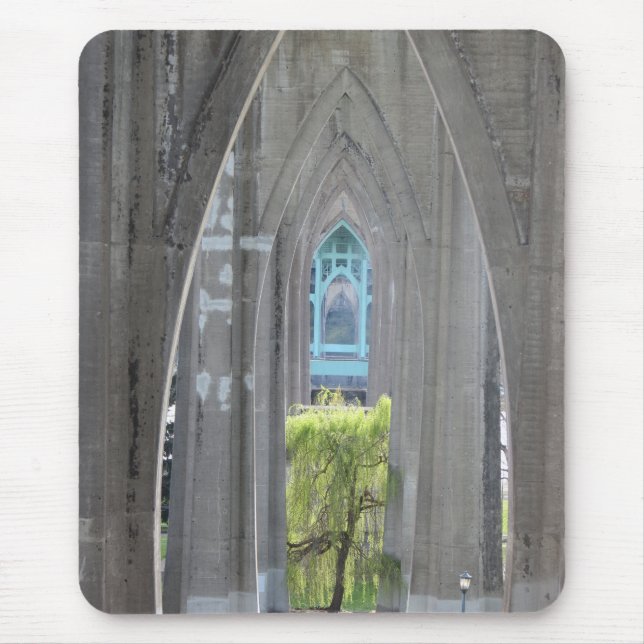 St. Johns Bridge Mouse Pad (Front)