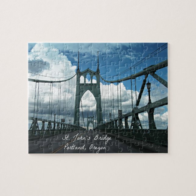 St. John's Bridge, Portland, Oregon Jigsaw Puzzle (Horizontal)