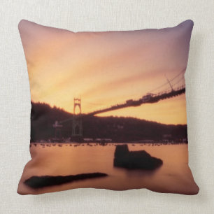 St Johns Bridge Sunset Cushion