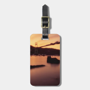 St Johns Bridge Sunset Luggage Tag