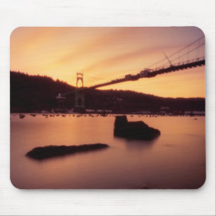 St Johns Bridge Sunset Mouse Pad