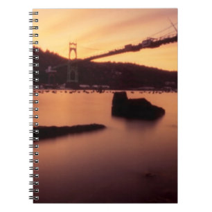St Johns Bridge Sunset Notebook
