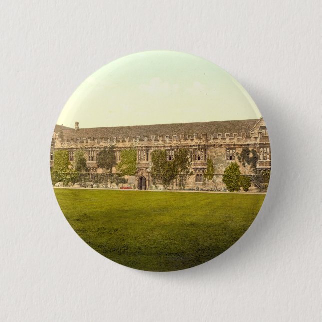 St John's College, Oxford, England 6 Cm Round Badge (Front)