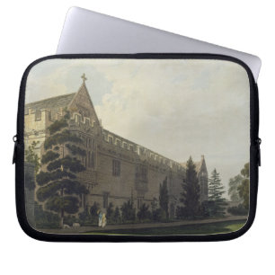 St. John's College seen from the garden, illustrat Laptop Sleeve