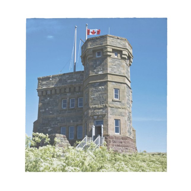 St. John's, Newfoundland, Canada, Cabot Tower, Notepad (Front)