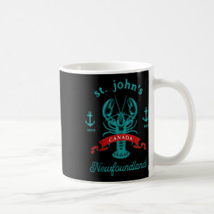 St Johns Newfoundland Canada Lobster Vacation Souv Coffee Mug