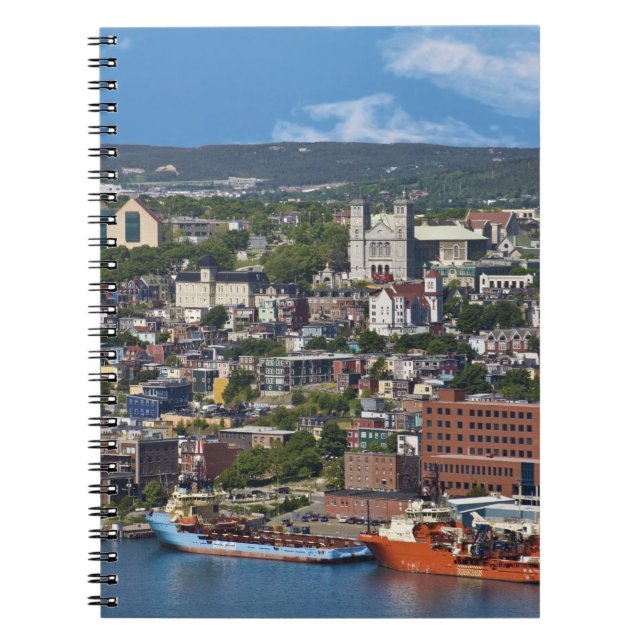 St. John's, Newfoundland, Canada, the coastline Notebook (Front)
