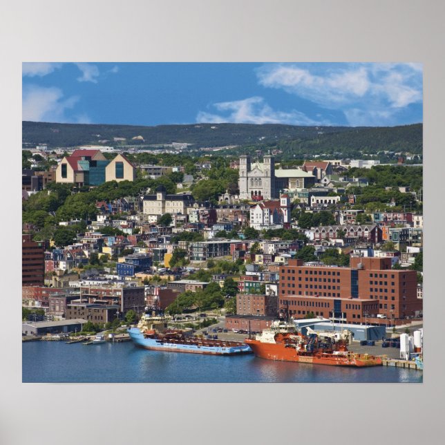 St. John's, Newfoundland, Canada, the coastline Poster (Front)