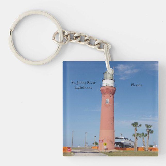 St. Johns River Lighthouse acrylic key chain (Front)