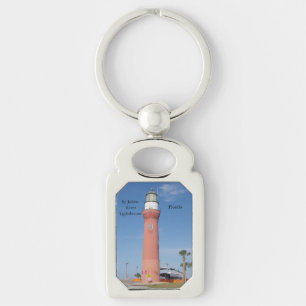 St. Johns River Lighthouse metal key chain