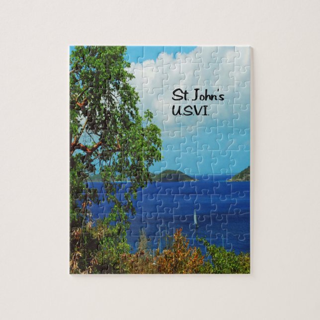 St. John's U.S.V.I. Jigsaw Puzzle (Vertical)