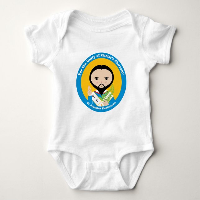 St. Josaphat Kuntsevych Baby Bodysuit (Front)