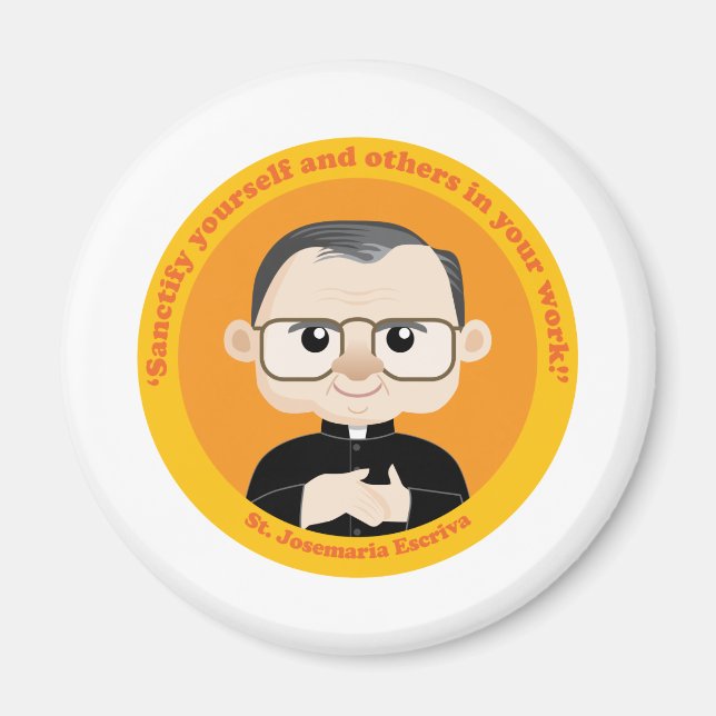 St. Josemaria Escriva Magnet (Front)