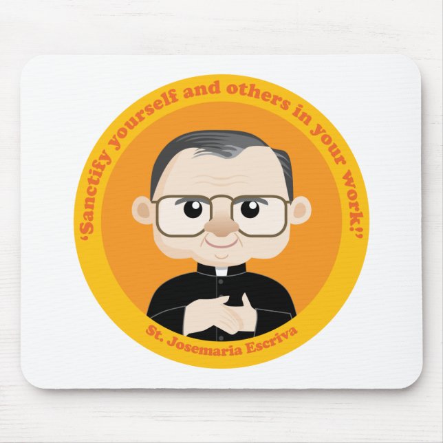St. Josemaria Escriva Mouse Pad (Front)